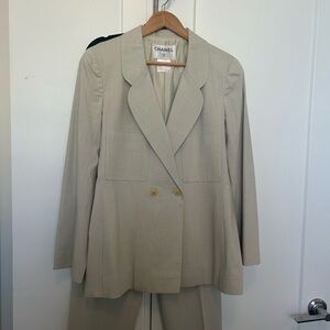 Chanel 1999 Suit light gray
